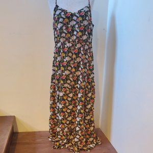 J Crew Mercantile floral maxi dress